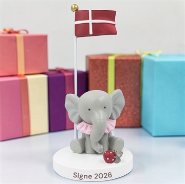 Bordflag til pige med navn